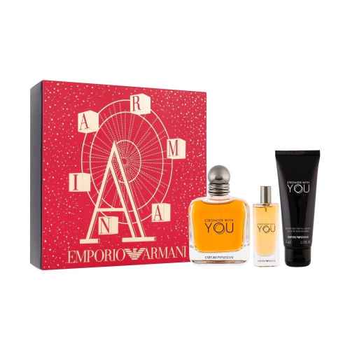 Armani Stronger With You EdT 100 ml + 75 ml + EdT 15 ml