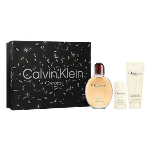 Calvin Klein Obsession - EdT 125 ml + a/s balm100 ml + deo stick 75 ml