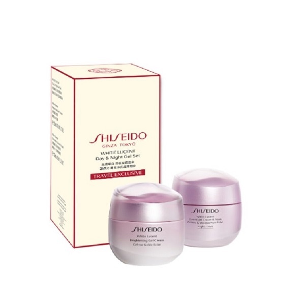 Shiseido White Lucent - Gel Cream 50 ml + Overnight Cream & Mask 75 ml