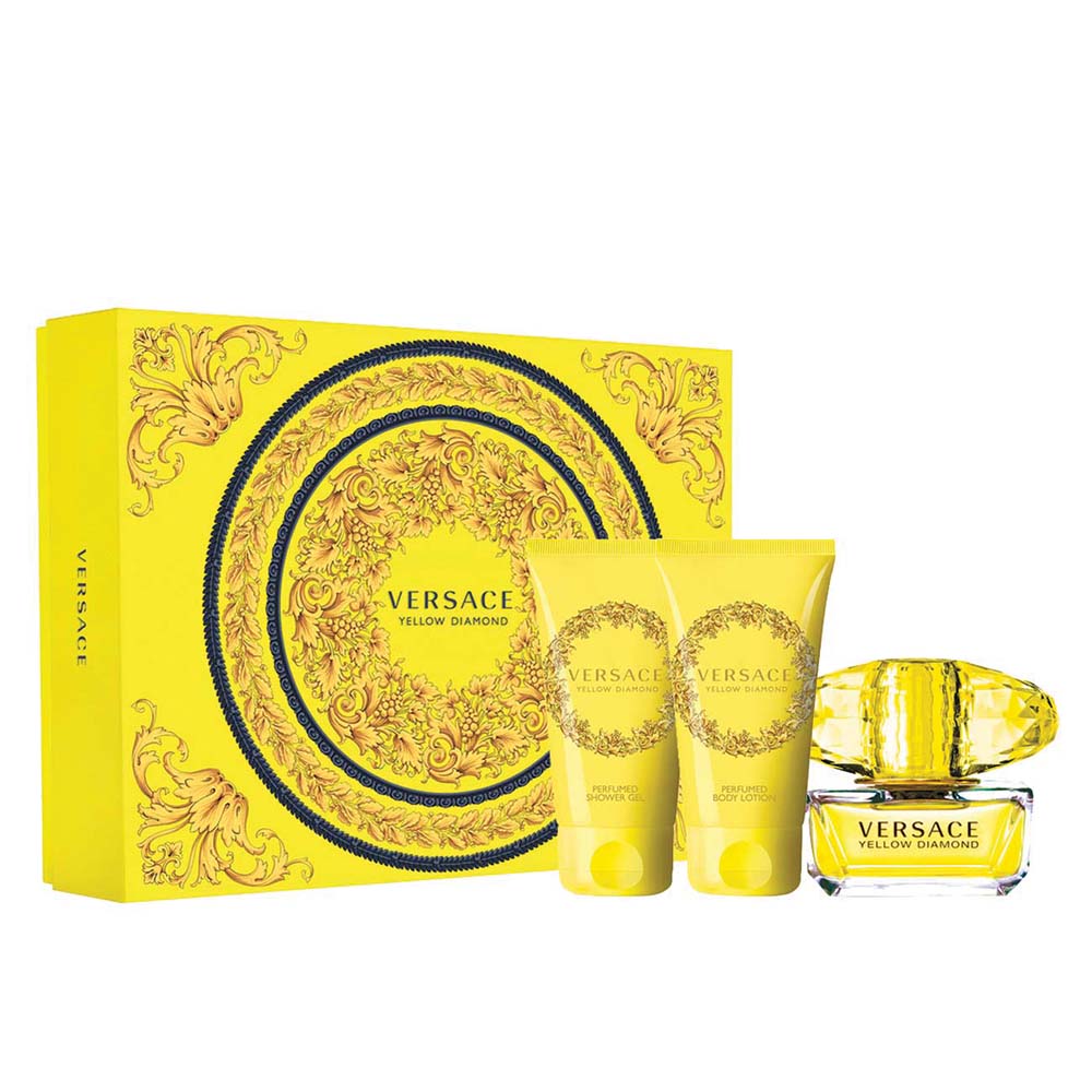 Versace Yellow Diamond - EdT 50 ml + 50 ml + 50 ml