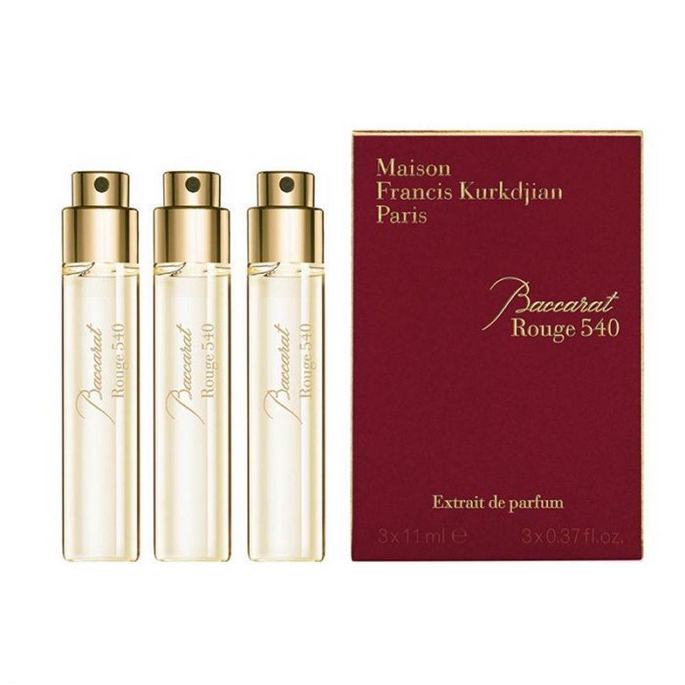 Maison Francis Kurkdjian Baccarat Rouge 540 Extrait de Parfum 3x11 ml spray refills