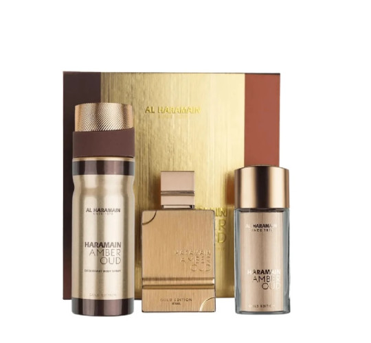 Al Haramain Amber Oud Gold Edition - EdP 75 ml + 30 ml + 200 ml