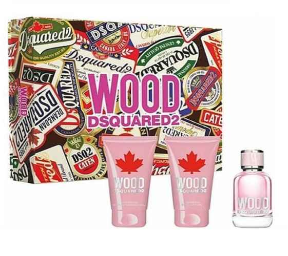 Dsquared2 WOOD - EdT 50 ml + 50 ml+ 50 ml 