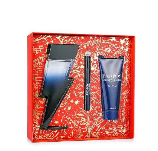 Carolina Herrera Bad Boy Cobalt - EdP Electrique 100 ml + 100 ml + 10 ml
