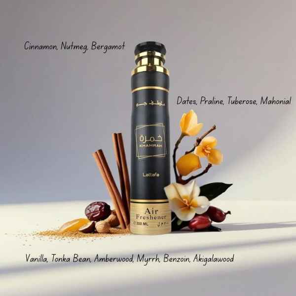 Lattafa Room Spray Khamrah Air Freshener 300 ml-Awkac.jpeg