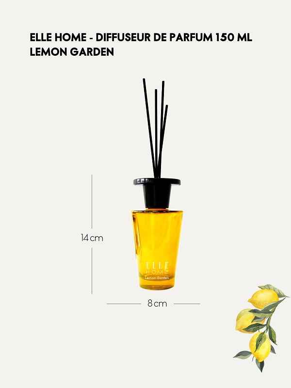Elle Home Lemon Garden Scented Diffuser 150 ml-FDg62.jpeg