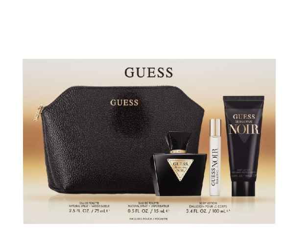 Guess Seductive Noir - EdT 75 ml + blot 100 ml + EdT 15 ml + pouch