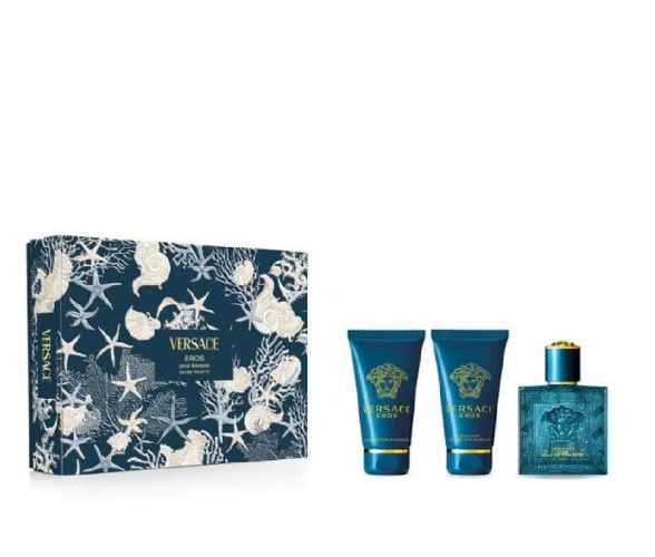 Versace Eros - Тоалетна вода 50 ml + 50 ml + 50 ml