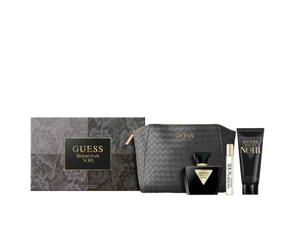 Guess Seductive Noir - EdT 75 ml + blot 100 ml + EdT 15 ml + pouch