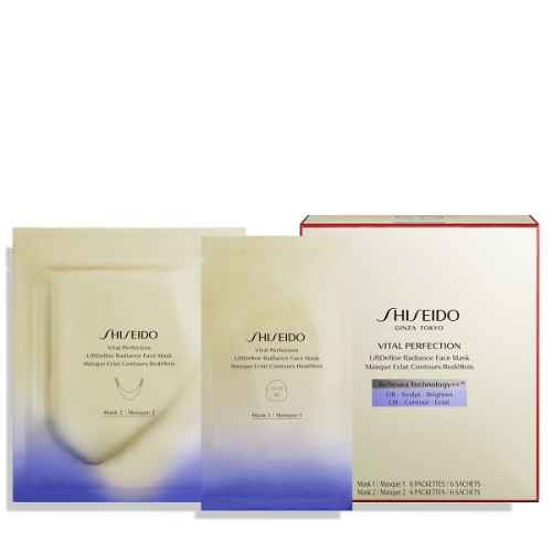 Shiseido Vital Perfection Lift Define Radiance Face Mask - 6 sets of 2