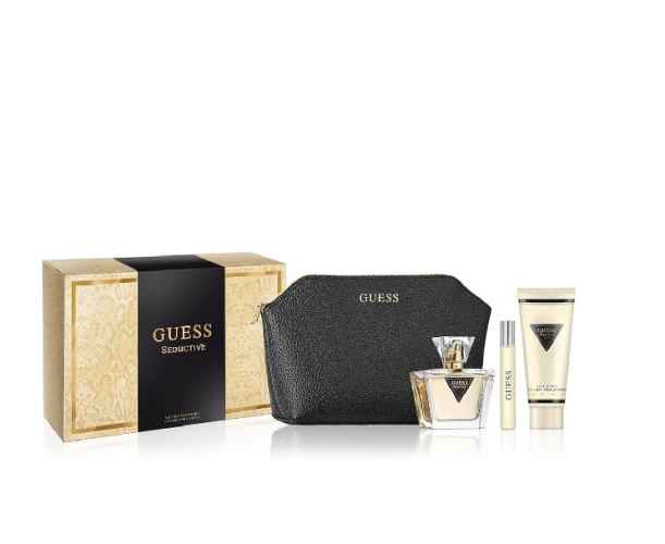 Guess Seductive - EdT 75 ml + b/lot 100 ml + EdT 15 ml + pouch