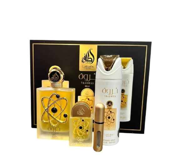 Lattafa Pride Tharwah Gold - 100 ml + 200 ml + 20 ml +-croey.jpeg
