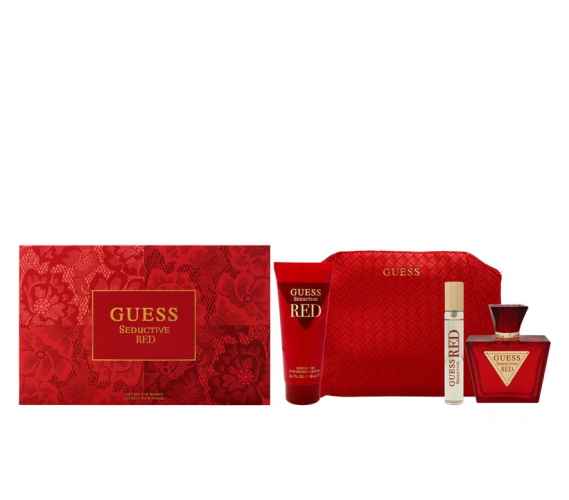 Guess Seductive Red - EdT 75 ml + b/lot 100 ml + EdT 15 ml