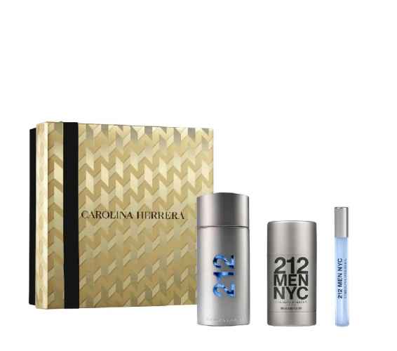 Carolina Herrera 212 Men - EdT 100 ml + 75 ml + 10 ml