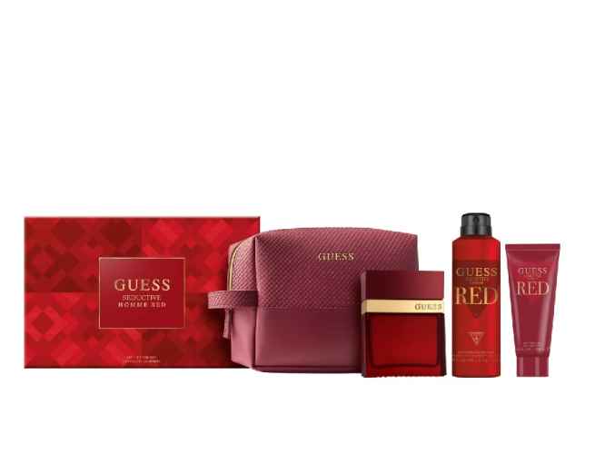 Guess Seductive Red - EdT 100 ml + deo spray 226 ml + shgel 100 ml + pouch