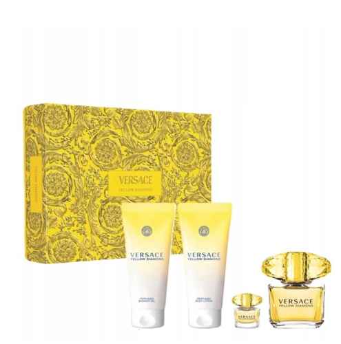 Versace Yellow Diamond - EdT 90 ml + 100 ml + 100 ml + EdT 5 ml