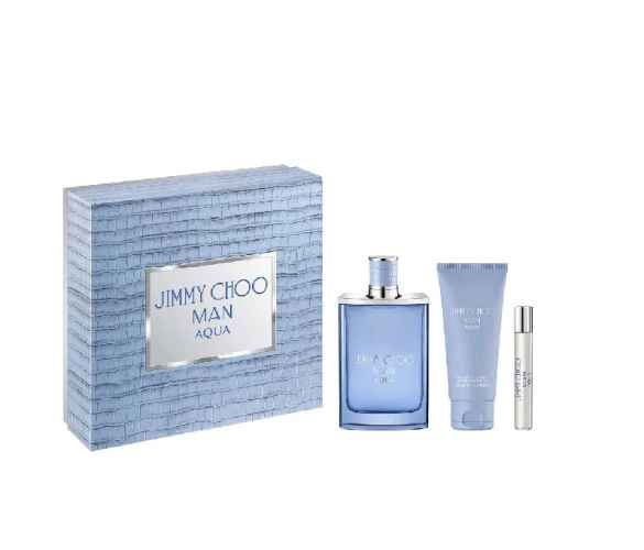 Jimmy Choo Man Aqua - EdT 100 ml + shgel 100 ml + EdT 7.5 ml