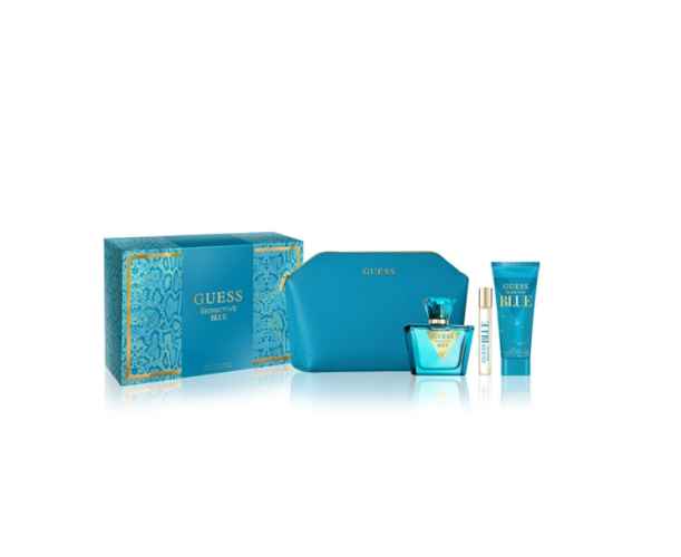 Guess Seductive Blue - EdT 75 ml + blot 200 ml + EdT 15 ml + pouch