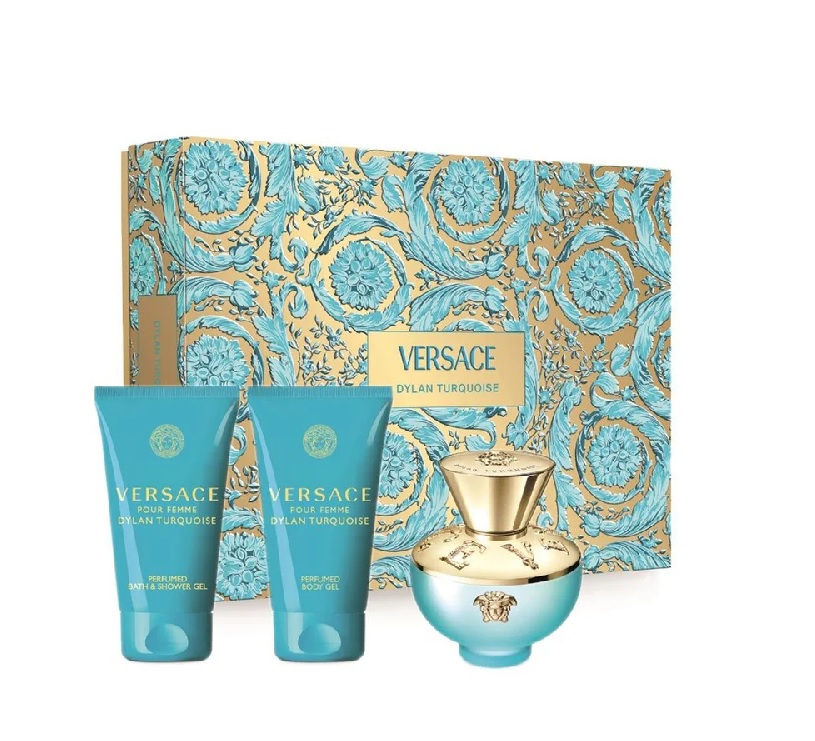 Versace Dylan Turquoise - EdT 50 ml + 50 ml + 50 ml
