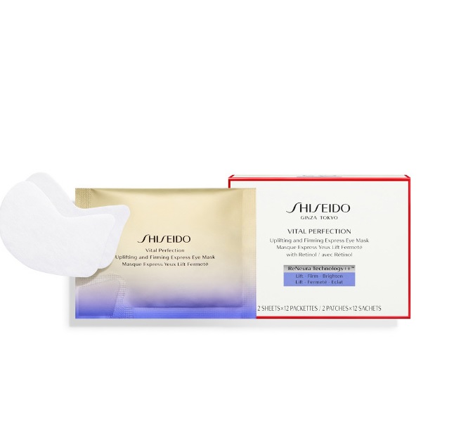 Shiseido Vital Perfection Uplifting and Firming Express Eye Mask 2 sheets x 12 pcs