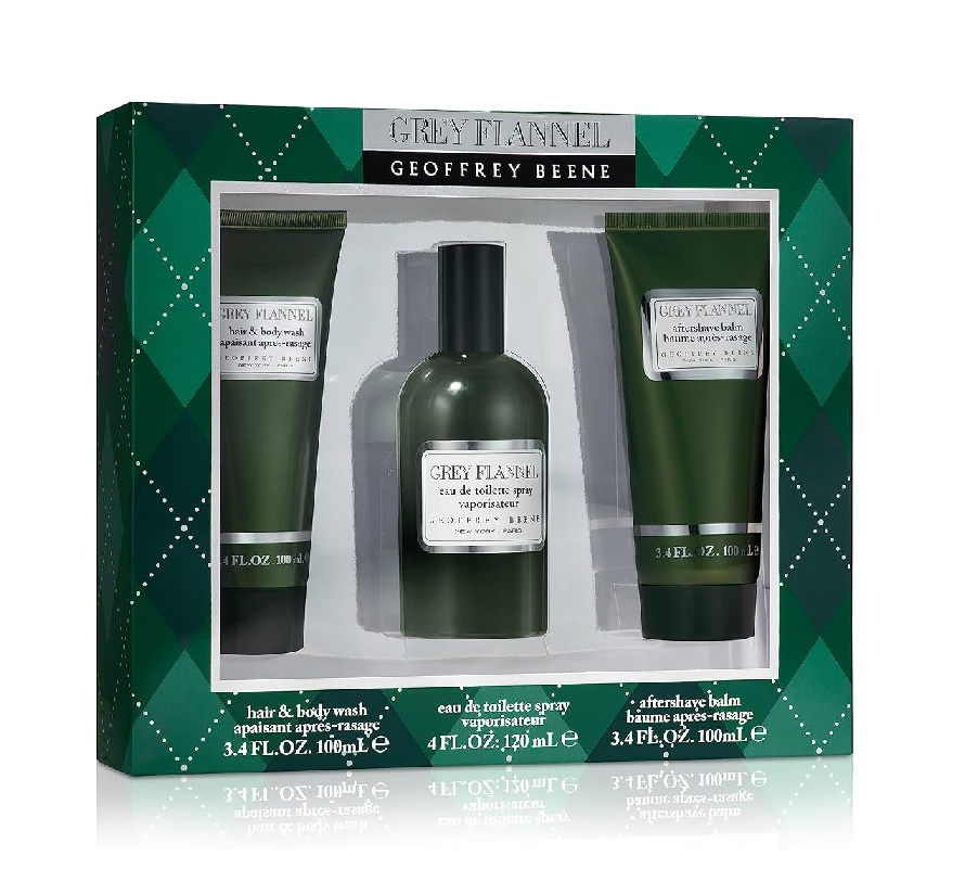 Geoffrey Beene Grey Flannel - EdT 120 ml + 100 ml + 100 ml